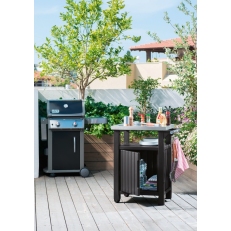 Multifunkční úložná skříňka a stolek Keter Unity Storage Buffet - 70 x 54 x 90 cm - grafit