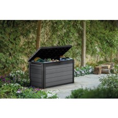 Zahradní box Keter Cortina 380 L - 122,9x62,1x70,6 - šedý