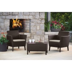 Zahradní set KETER Salemo DUO - 74 x 67 x 76 cm - hnědá / béžová - 2ks