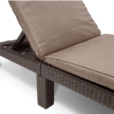 Zahradní lehátko Keter Daytona De Luxe - 195 x 65 x 25,5 cm - hnědá / béžová