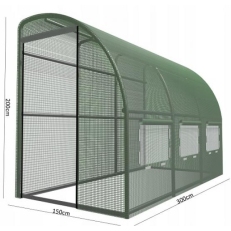 Fóliovník ke stěně 4 x 1,5 x 2m - 2 vchody Vespa Garden