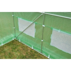 Zahradní fóliovník VESPAGARDEN 4x10x2,3m - 40m2  - 2 x dveře - zelený