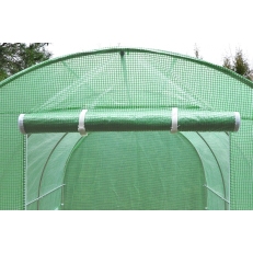 Zahradní fóliovník VESPAGARDEN 4x10x2,3m - 40m2  - 2 x dveře - zelený