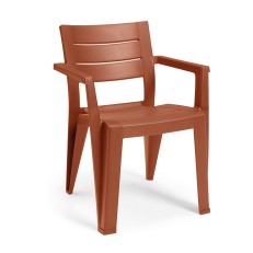 Zahradní židle Keter Julie - 61,5 x 58,5 x 79 cm - oranžová