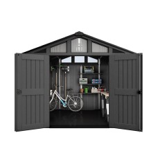 Zahradní domek Keter STRONGHOLD Shed 10x8 - šedý, 304x243x251 cm