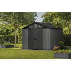 Zahradní domek Keter STRONGHOLD Shed 10x8 - šedý, 304x243x251 cm