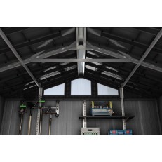 Zahradní domek Keter STRONGHOLD Shed 10x8 - šedý, 304x243x251 cm