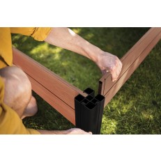 Vyvýšený záhon Keter Vista Modular Garden Bed - hnědý