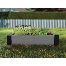 Vyvýšený záhon Keter Vista Modular Garden Bed - šedý