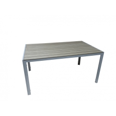 Zahradní nábytek Alu Roxas 6+1 Silver / Taupe - II.JAKOST