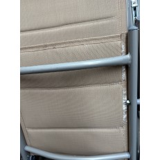 Zahradní nábytek Alu Roxas 6+1 Silver / Taupe - 2.JAKOST VÝPRODEJ