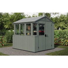 Zahradní domek Keter Darwin Potting Shed 2v1 - zelený