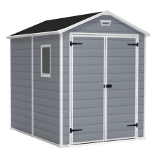 Zahradní domek Keter Manor 6x8 DD - 226 x 237 x 185 cm - šedý