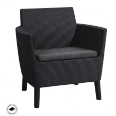 Zahradní set KETER Salemo DUO - 74 x 67 x 76 cm - grafit / šedá - 2ks