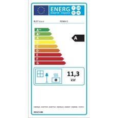 Krbová kamna Roma G s troubou na pečení - 13 kW - Red
