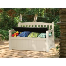 Zahradní lavice Keter Eden Garden Bench 265 L - 140 x 60 x 84 cm - Beige/brown