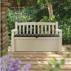 Zahradní lavice Keter Eden Garden Bench 265 L - 140 x 60 x 84 cm - Beige/brown