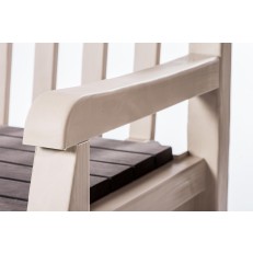 Zahradní lavice Keter Eden Garden Bench 265 L - 140 x 60 x 84 cm - Beige/brown
