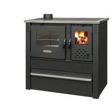 Sporák na tuhá paliva PANONIA EKO levá - 10 kW - 2.JAKOST