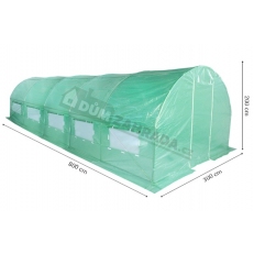 Zahradní fóliovník 3x8m VespaGarden - zelený